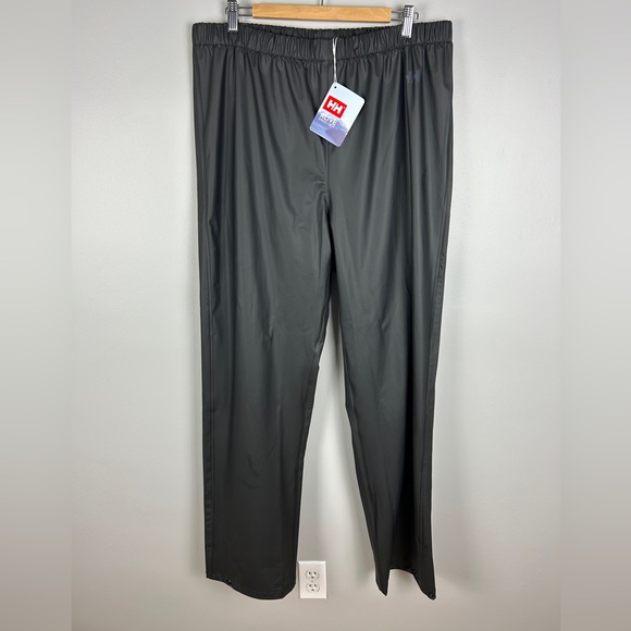 HELLY HANSEN‎ NWT Moss Waterproof Rain Pants Black Men's XL - Picture 4 of 6